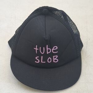 Billabong Black Hat with Purple Text
